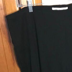 Women’s black knit pant.